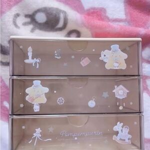 Sanrio Pompompurin Brown Storage Drawers